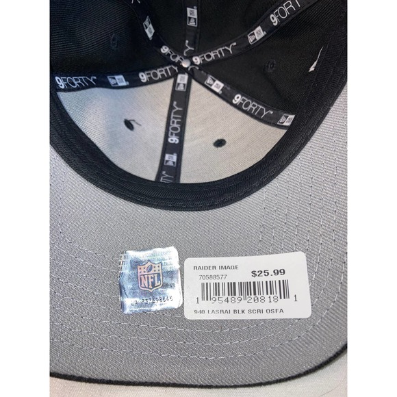 Cap Raiders New Era NFL 9Forty Adjustable Team Las Vegas - Picture 4 of 6
